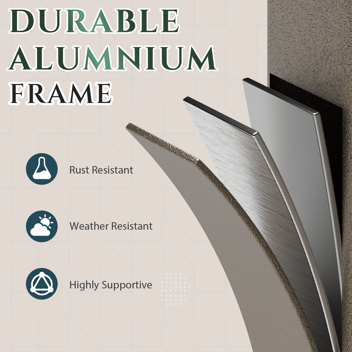 EROMMY 10 x 12FT Wall-Mounted Sunroom with Removable 3-Sided Doors & Aluminum Frame, All-Weather Sun Room with Galvanized Steel Roof, 6mm Thickened PC Screen
