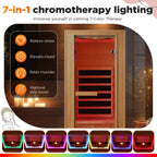 EROMMY 1 Person Infrared Sauna with Beauty Lamp