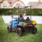 EROMMY 24V Ride on Electric Kids UTV Side by Side – Navy