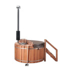 Anyi 0 Volt 2 – Person Cylinder Wood Fired Hot Tub