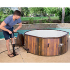 Bestway SaluSpa Helsinki 7 Person Inflatable Hot Tub Spa w/ Algaecide Treatment