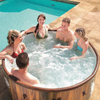Bestway SaluSpa Helsinki 7 Person Inflatable Hot Tub Spa w/ Algaecide Treatment