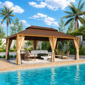 EROMMY 14X20 Outdoor Rectangle Gazebo with Canopy for Patio