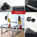 Commercial Squat Rack Kits – Muscle D Fitness – Gym Storage – Black / Silver