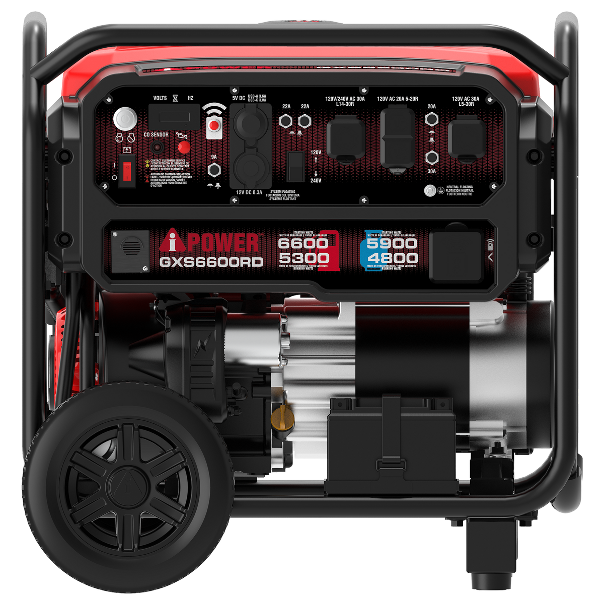 GXS6600RD Remote Dual Fuel Portable Generator