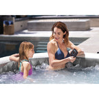 Intex 6 – Person 170 – Jet Vinyl Round Inflatable Hot Tub in Gray