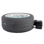 Intex Simplespa 4 Person Inflatable Portable Hot Tub W/ Energy Efficient Cover