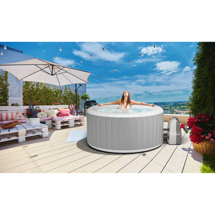 Jleisure Avenli 4 – Person 110 – Jet Vinyl Inflatable Hot Tub