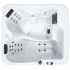 Luxuria Spas 120 Volt 3 – Person 55 – Jet Rectangle Plug & Play Hot Tub with Ozonator