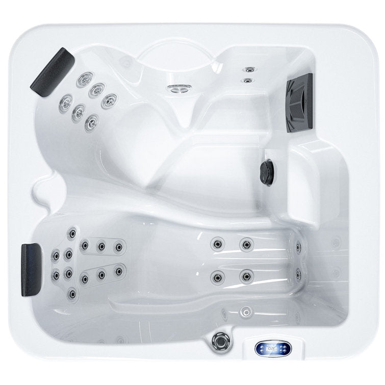 Luxuria Spas 120 Volt 3 – Person 55 – Jet Rectangle Plug & Play Hot Tub with Ozonator