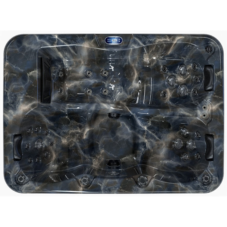 Luxuria Spas 220 Volt 3 – Person 55 – Jet Rectangle Plug & Play Hot Tub with Ozonator