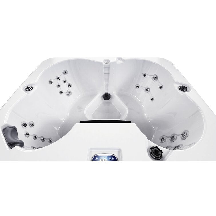 Luxuria Spas 220 Volt 4 – Person 55 – Jet Rectangle Plug & Play Hot Tub with Ozonator
