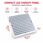 Premium 144 LED Red Light Therapy Panel Facial Body Light Therapy Lamp Skin Care Beauty Device Infrared Relaxation Home Use Electric Plug