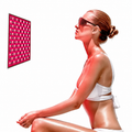 Premium 144 LED Red Light Therapy Panel Facial Body Light Therapy Lamp Skin Care Beauty Device Infrared Relaxation Home Use Electric Plug