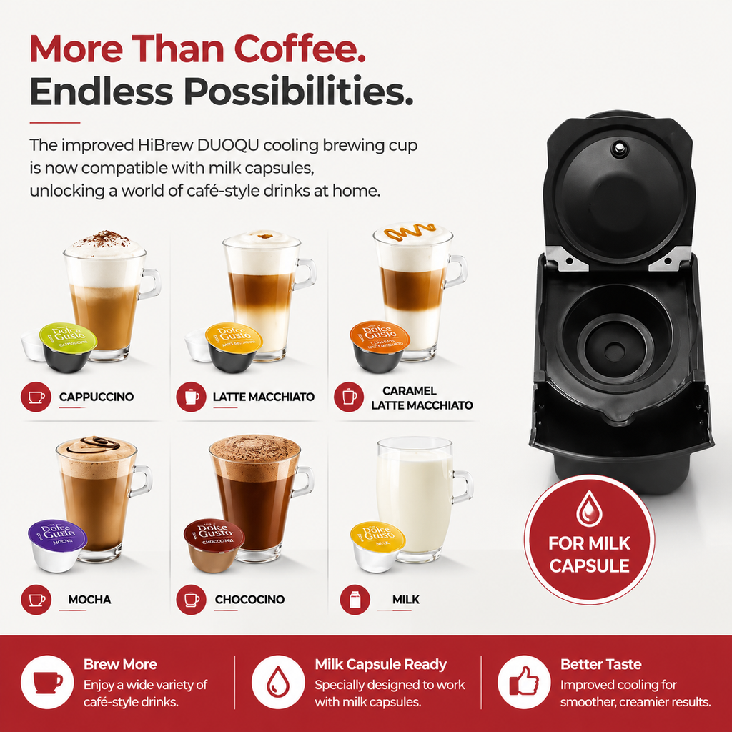 Premium 19 Bar Fully Automatic Italian Coffee Machine 1450W Espresso Maker Multi System Capsule Powder One Touch Coffee Brewer Home Office Use