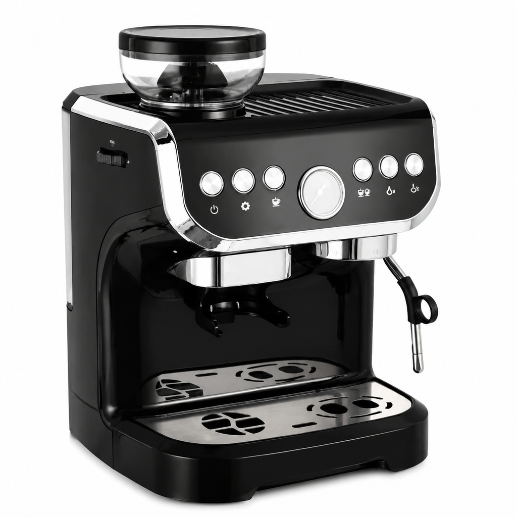 Premium 20 Bar Semi Automatic Espresso Machine 1560W Commercial Coffee Maker 2.5L Water Tank Milk Frother Steam Cappuccino Latte Home Office Use