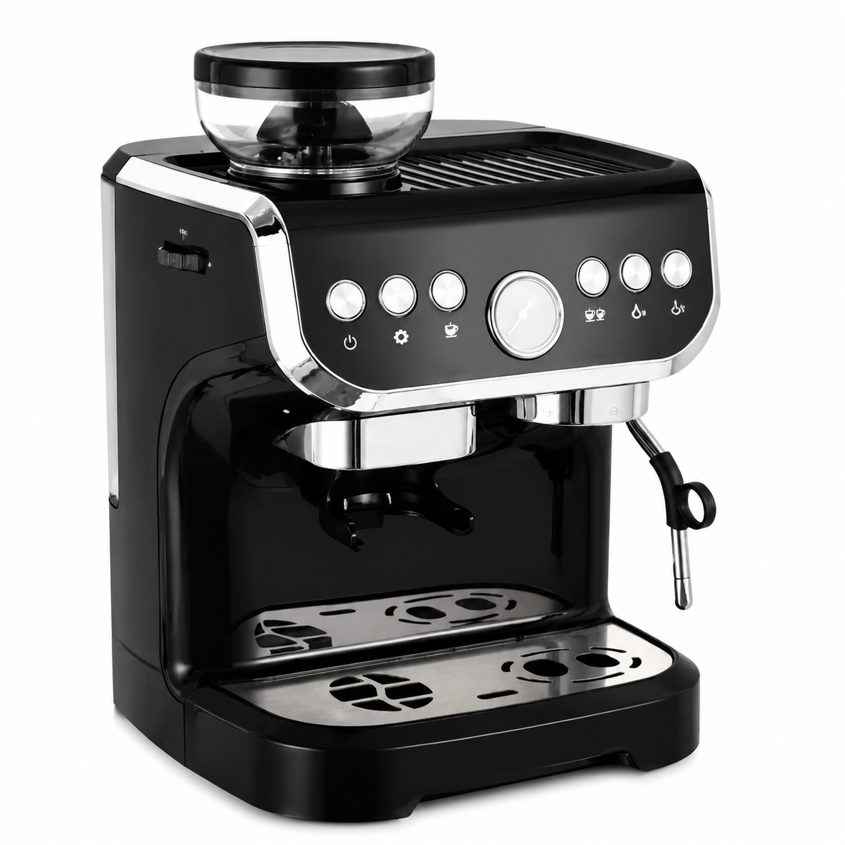 Premium 20 Bar Semi Automatic Espresso Machine 1560W Commercial Coffee Maker 2.5L Water Tank Milk Frother Steam Cappuccino Latte Home Office Use