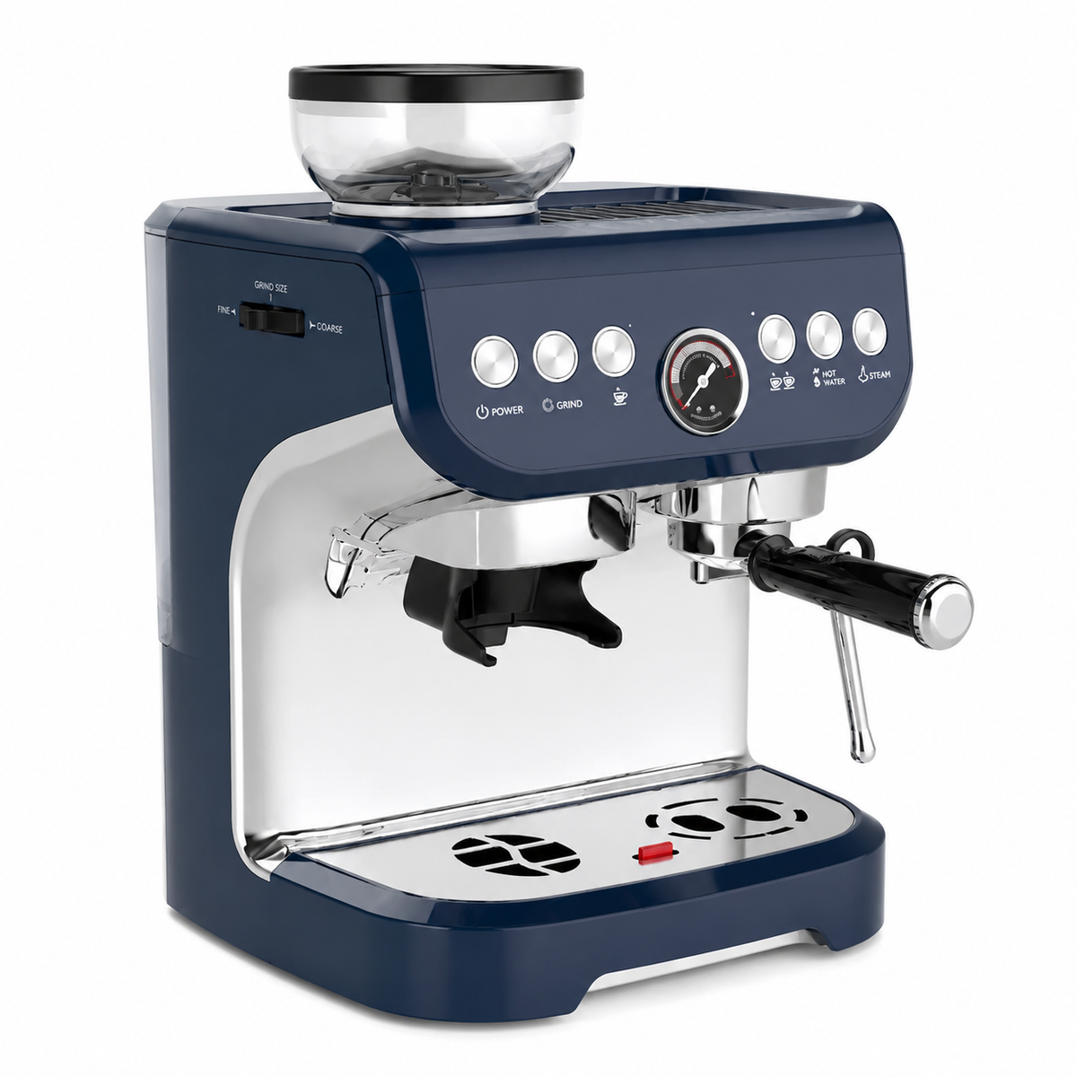 Premium 20 Bar Semi Automatic Espresso Machine 1560W Commercial Coffee Maker 2.5L Water Tank Milk Frother Steam Cappuccino Latte Home Office Use