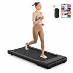 Premium 2.5HP Walking Pad Under Desk Treadmill Portable 2 in 1 Compact Electric Walking Machine LED Display Remote Control Home Office Fitness