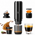 Premium 3 in 1 Portable Espresso Machine 19 Bar Self Heating Coffee Maker USB-C Rechargeable Travel Capsule Ground Espresso Coffee Maker Portable