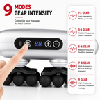 Premium 30 Head Massage Gun High Frequency Vibration Muscle Massager Fascia Therapy Full Body Percussion Device Portable Rechargeable USB-C