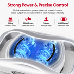 Premium 30 Head Massage Gun High Frequency Vibration Muscle Massager Fascia Therapy Full Body Percussion Device Portable Rechargeable USB-C
