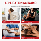Premium 30 Head Massage Gun High Frequency Vibration Muscle Massager Fascia Therapy Full Body Percussion Device Portable Rechargeable USB-C