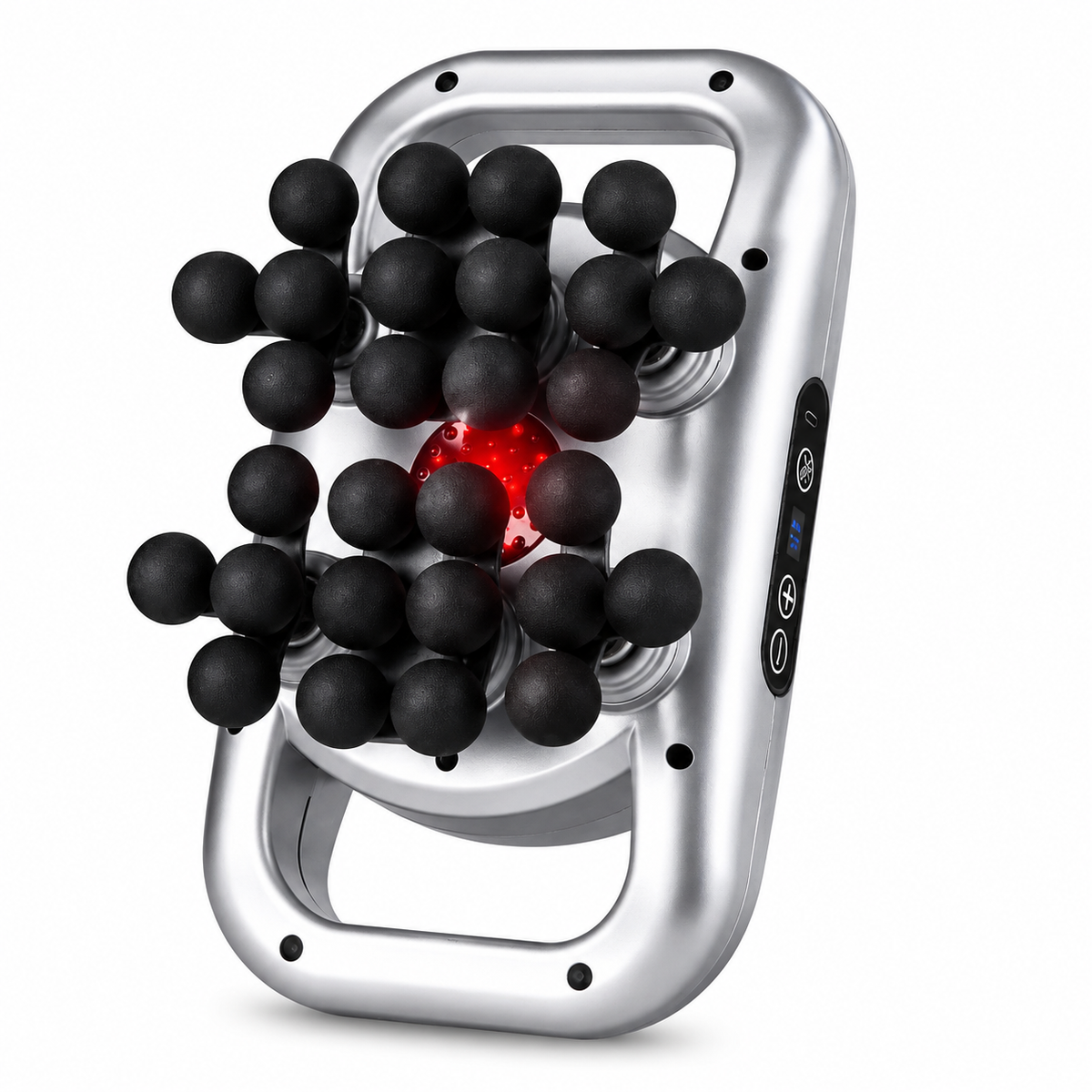 Premium 30 Head Massage Gun High Frequency Vibration Muscle Massager Fascia Therapy Full Body Percussion Device Portable Rechargeable USB-C