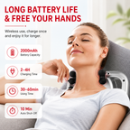 Premium 30 Head Massage Gun High Frequency Vibration Muscle Massager Fascia Therapy Full Body Percussion Device Portable Rechargeable USB-C