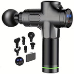 Premium 30-Level Massage Gun Deep Tissue Muscle Massager Body Neck Electric Percussion Therapy Device Noise Reduction Portable Recovery Tool