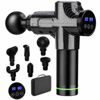 Premium 30-Level Massage Gun Deep Tissue Muscle Massager Body Neck Electric Percussion Therapy Device Noise Reduction Portable Recovery Tool