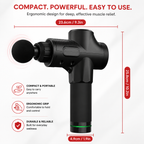 Premium 30-Level Massage Gun Deep Tissue Muscle Massager Body Neck Electric Percussion Therapy Device Noise Reduction Portable Recovery Tool