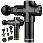 Premium 30-Level Massage Gun Deep Tissue Muscle Massager Body Neck Electric Percussion Therapy Device Noise Reduction Portable Recovery Tool