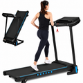 Premium 3.0HP Auto Folding Treadmill 10MPH Motorized Running Machine 350 lb Capacity Shock Absorption Bluetooth Home Gym Folding Treadmill