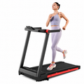 Premium 3.5HP Foldable Incline Treadmill 10MPH Smart App Walking Pad 350 lb Capacity 6% Incline Touch Screen Bluetooth Home Running Machine