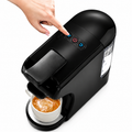 Premium 4-in-1 Capsule Coffee Machine 19 Bar Espresso Maker Compatible with Nespresso Dolce Gusto K-Cup Ground Coffee Hot Cold Brew Compact Coffee Machine