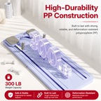 Premium 4 in 1 Foldable Fitness Board Home Gym Pilates Step for Abdominal Chest Core Training Push Up Board Compact Multi Functional Exercise Platform X
