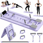 Premium 4 in 1 Foldable Fitness Board Home Gym Pilates Step for Abdominal Chest Core Training Push Up Board Compact Multi Functional Exercise Platform X