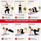 Premium 4 in 1 Foldable Fitness Board Home Gym Pilates Step for Abdominal Chest Core Training Push Up Board Compact Multi Functional Exercise Platform X