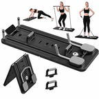 Premium 4 in 1 Foldable Fitness Board Home Gym Pilates Step for Abdominal Chest Core Training Push Up Board Compact Multi Functional Exercise Platform X