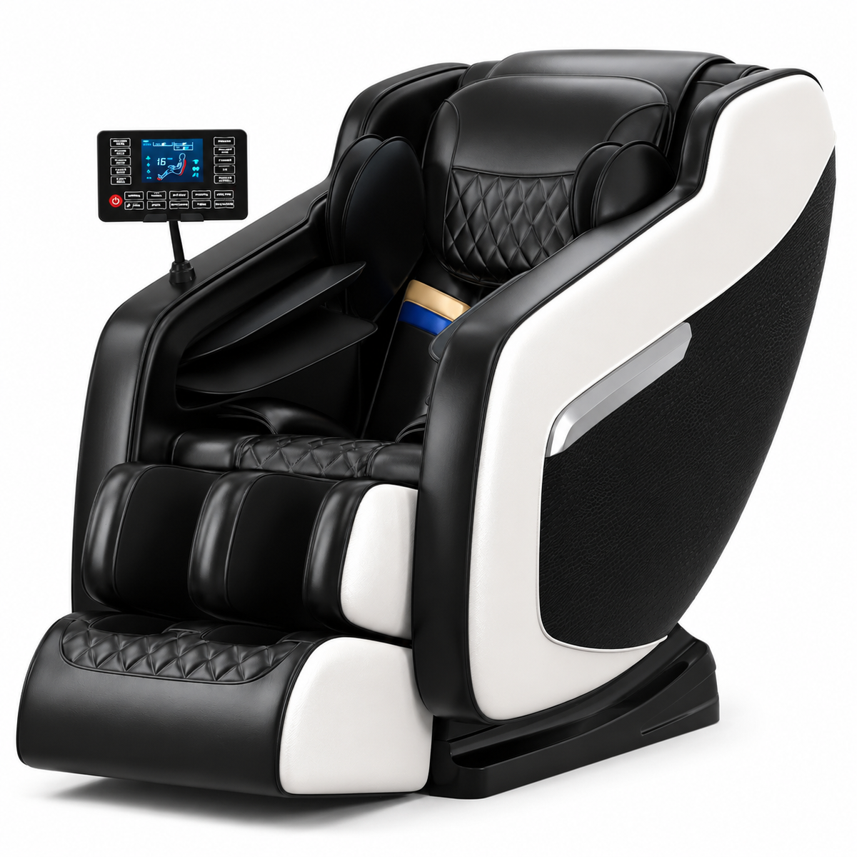 Premium 4D Zero Gravity Massage Chair Full Body Shiatsu Recliner Heating Airbag Compression Bluetooth Music Home Relaxation Ergonomic Comfort Furniture Use