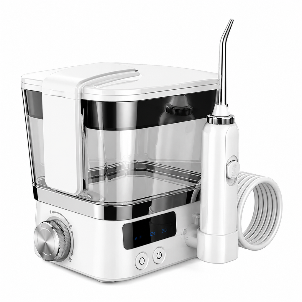 Premium 600ML Oral Irrigator Electric Water Flosser 10 Modes IPX7 Waterproof Rechargeable Dental Cleaner 4 Tips Adjustable Pressure Oral Care