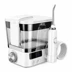 Premium 600ML Oral Irrigator Electric Water Flosser 10 Modes IPX7 Waterproof Rechargeable Dental Cleaner 4 Tips Adjustable Pressure Oral Care