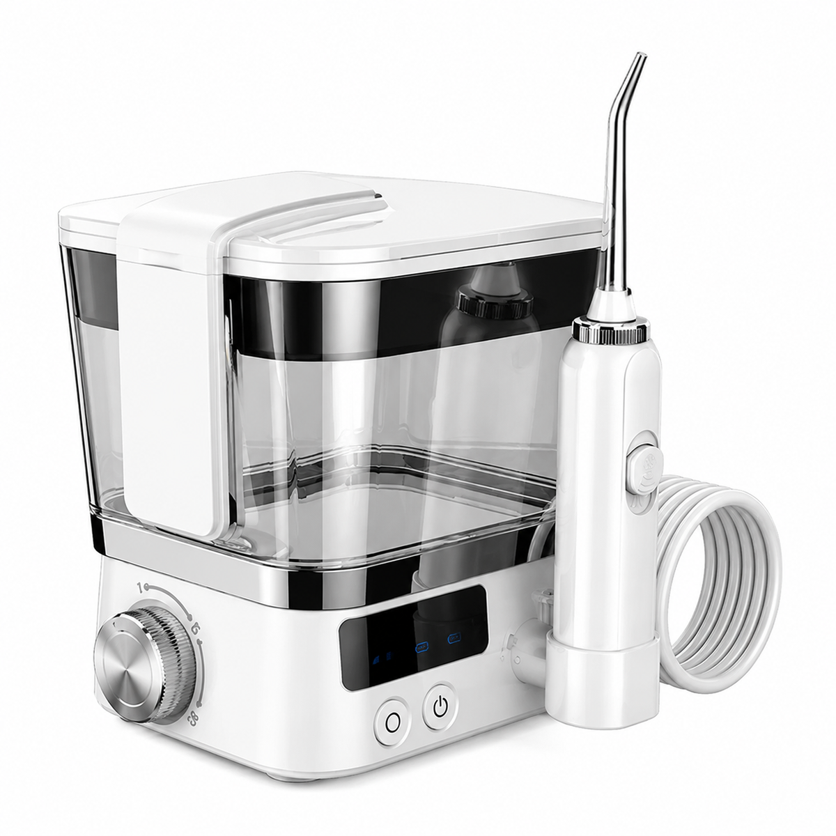 Premium 600ML Oral Irrigator Electric Water Flosser 10 Modes IPX7 Waterproof Rechargeable Dental Cleaner 4 Tips Adjustable Pressure Oral Care