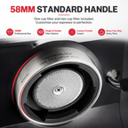 Premium Bean to Cup Espresso Machine with Grinder 20 Bar Dual Boiler Coffee Maker Touchscreen Built-In Burr Grinder Steam Wand Home Espresso Machine