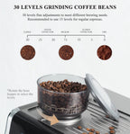 Premium Bean to Cup Espresso Machine with Grinder 20 Bar Dual Boiler Coffee Maker Touchscreen Built-In Burr Grinder Steam Wand Home Espresso Machine