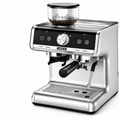 Premium Bean to Cup Espresso Machine with Grinder 20 Bar Dual Boiler Coffee Maker Touchscreen Built-In Burr Grinder Steam Wand Home Espresso Machine