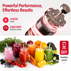 Premium Centrifugal Juicer 600W 3 Inch Wide Chute Dual Speed Stainless Steel Blade Fast Juice Extractor for Whole Fruits Vegetables Easy Clean Kitchen Juicer Machine