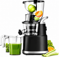 Premium Cold Press Juicer Wide 3.27 Inch Chute BPA Free High Juice Yield Low Noise Masticating Juicer for Whole Fruits Vegetables Leafy Greens Home Use