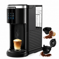 Premium Dual Brew Coffee Maker K-Cup and Ground Coffee Machine 5 Brew Sizes 40oz Water Tank Touchscreen Control Compact Coffee Brewer